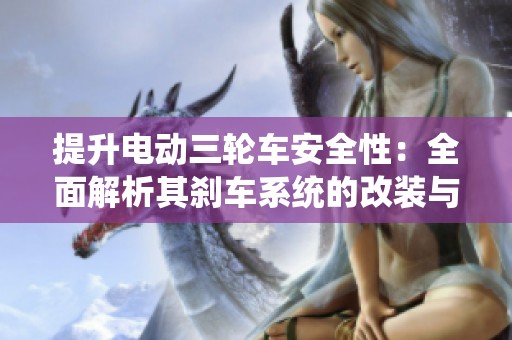 提升电动三轮车安全性：全面解析其刹车系统的改装与批发价格