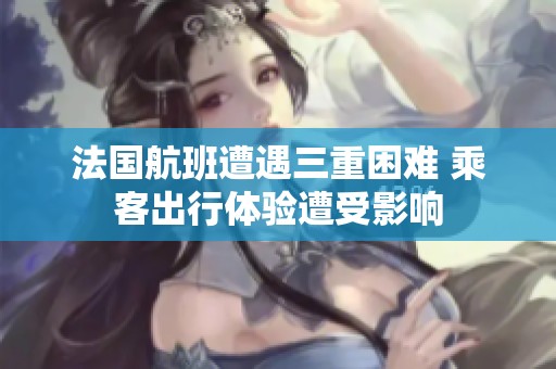法国航班遭遇三重困难 乘客出行体验遭受影响