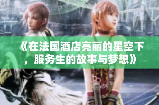 《在法国酒店亮丽的星空下，服务生的故事与梦想》