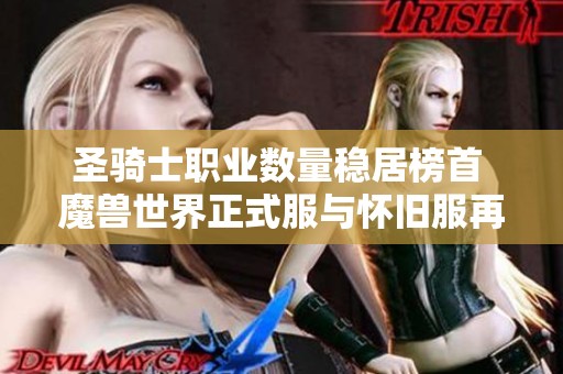 圣骑士职业数量稳居榜首 魔兽世界正式服与怀旧服再创辉煌