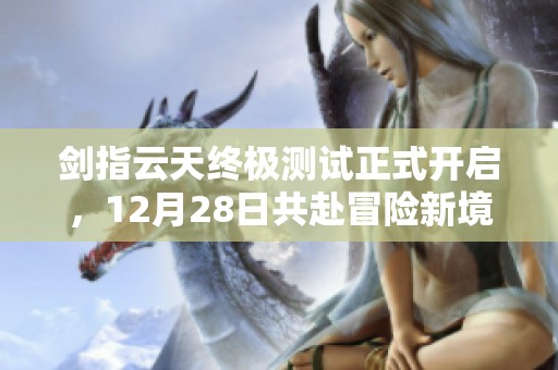 剑指云天终极测试正式开启，12月28日共赴冒险新境界