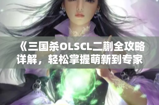 《三国杀OLSCL二蒯全攻略详解，轻松掌握萌新到专家技巧》