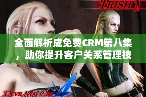 全面解析成免费CRM第八集，助你提升客户关系管理技巧