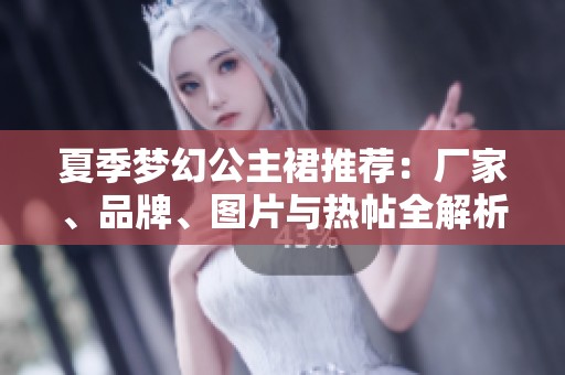夏季梦幻公主裙推荐：厂家、品牌、图片与热帖全解析