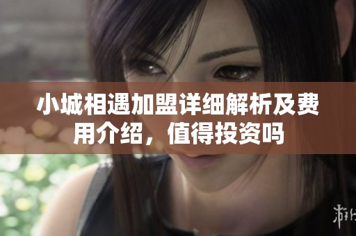小城相遇加盟详细解析及费用介绍，值得投资吗