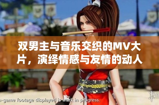 双男主与音乐交织的MV大片，演绎情感与友情的动人故事