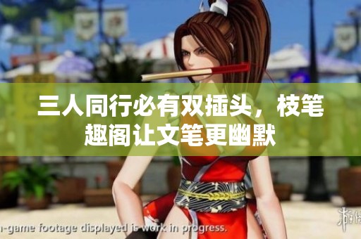 三人同行必有双插头，枝笔趣阁让文笔更幽默