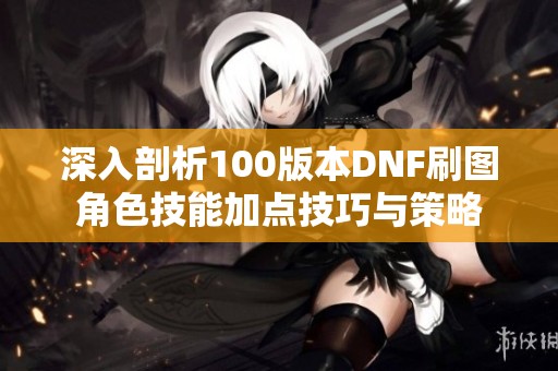 深入剖析100版本DNF刷图角色技能加点技巧与策略