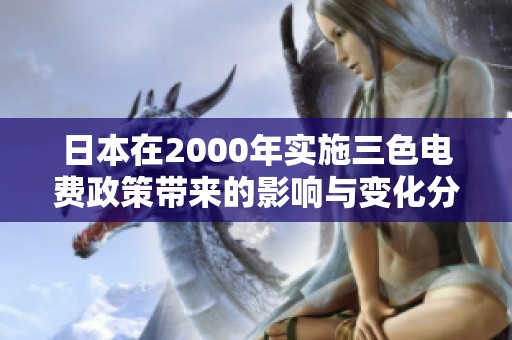 日本在2000年实施三色电费政策带来的影响与变化分析