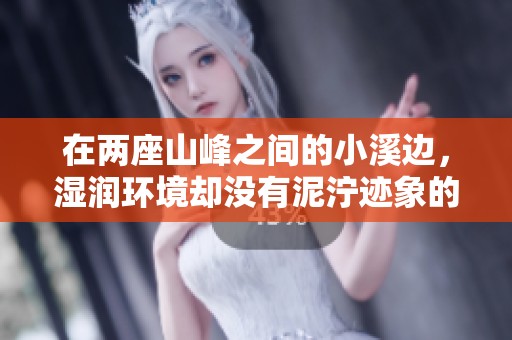 在两座山峰之间的小溪边，湿润环境却没有泥泞迹象的独特魅力