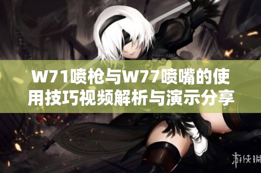 W71喷枪与W77喷嘴的使用技巧视频解析与演示分享