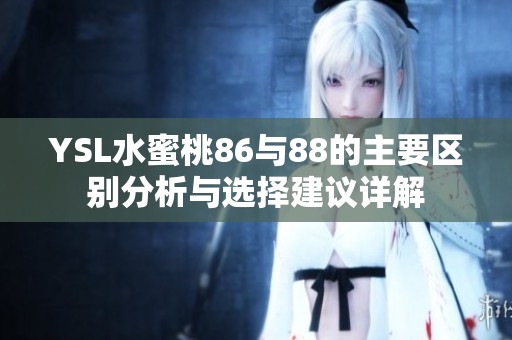 YSL水蜜桃86与88的主要区别分析与选择建议详解