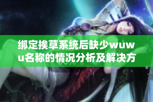 绑定挨草系统后缺少wuwu名称的情况分析及解决方法