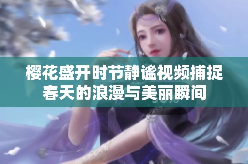 樱花盛开时节静谧视频捕捉春天的浪漫与美丽瞬间