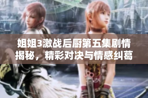 姐姐3激战后厨第五集剧情揭秘，精彩对决与情感纠葛引人入胜