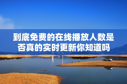到底免费的在线播放人数是否真的实时更新你知道吗