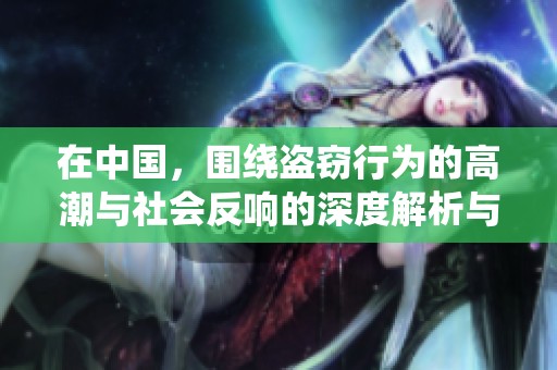 在中国，围绕盗窃行为的高潮与社会反响的深度解析与讨论