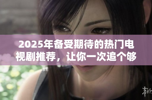 2025年备受期待的热门电视剧推荐，让你一次追个够的精彩剧集