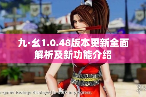 九·幺1.0.48版本更新全面解析及新功能介绍