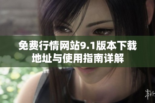 免费行情网站9.1版本下载地址与使用指南详解