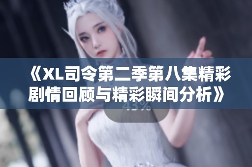 《XL司令第二季第八集精彩剧情回顾与精彩瞬间分析》