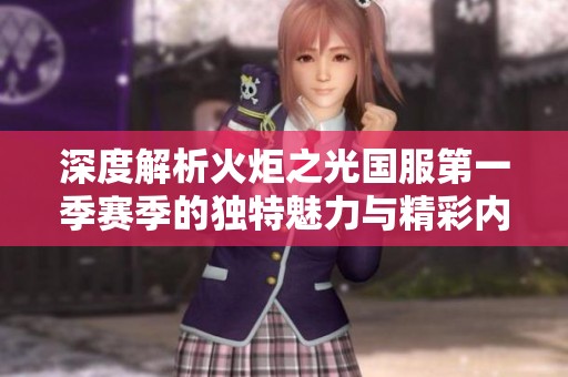 深度解析火炬之光国服第一季赛季的独特魅力与精彩内容