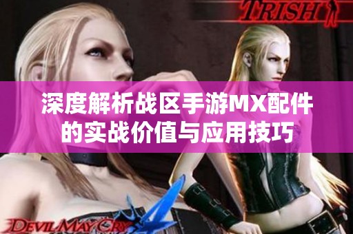 深度解析战区手游MX配件的实战价值与应用技巧