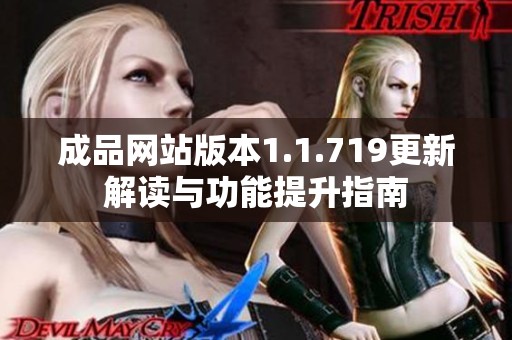 成品网站版本1.1.719更新解读与功能提升指南