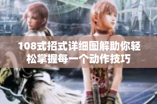 108式招式详细图解助你轻松掌握每一个动作技巧