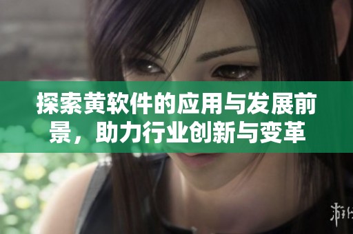探索黄软件的应用与发展前景，助力行业创新与变革