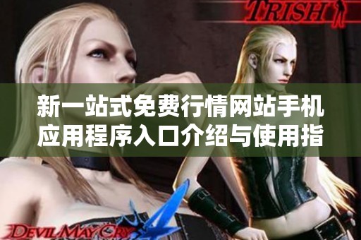 新一站式免费行情网站手机应用程序入口介绍与使用指南