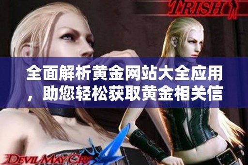 全面解析黄金网站大全应用，助您轻松获取黄金相关信息和实时行情