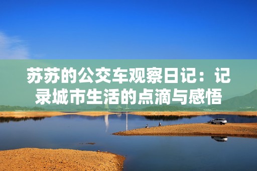 苏苏的公交车观察日记：记录城市生活的点滴与感悟