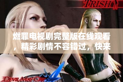 燃罪电视剧完整版在线观看，精彩剧情不容错过，快来观看吧